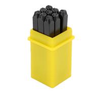 Qcwwy Alfabeto in Acciaio a Carbone da 3 Mm e Numeri Kit di Strumenti per Impianti di Francobolli in Metallo con Cassa per Marcatura in Metallo, Gioielli e Arte su Lavori in Pelle (Numero Bounce