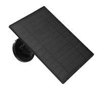 Qcwwy Alimentatore per Telecamera di Sicurezza Caricabatterie per Pannello Solare per Telecamera di Sicurezza, Staffa Regolabile Monocristallino da 5 W IP68 Alimentatore Esterno per Telecamere di