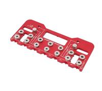 Qcwwy Altri Accessori Hardware per la Casa Scheda Guida per Foratura con Boccole e Punte da 5 Mm 6,35 Mm per l'installazione del Perno della Cerniera per Mensola Montaggio della Maniglia della Porta