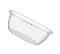 Qcwwy Altri Accessori per Utensili da Lavabo con Doppi Manici per la Casa, il Dormitorio, la, la Lavanderia, il Lavaggio delle Verdure, in Plastica Trasparente (M)