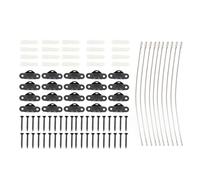 Qcwwy Ancoraggi da Parete per Armadietti in Acciaio Inossidabile, Kit Cinghie per Mobili Regolabili Antiribaltamento Mobili Universali Fissaggio per Cassettiere Hardware Sicuro