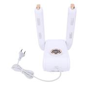 Qcwwy Asciuga Scarponi Portatile con Timer, Temporizzazione Temperatura Costante Scalda Scarponi Portatile con Rastrelliera Pieghevole Asciugatrice per Scarpe a 360 Gradi Asciugatura