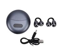 Qcwwy Auricolari Bluetooth 6.0, Cuffie Wireless Super Leggere, Multifunzionali, con Touchscreen, Cancellazione del Rumore e Interprete Multilingue, Ideali per Laptop, Telefoni, Sport, (BLACK)