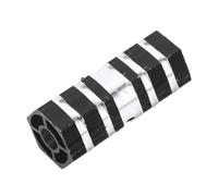 Qcwwy Bike Posteriore con Mountain Bike Leggera Anti-glidaggio del Piede Axel Resto PEGS Design Ergonomico Robusto per Lunghi Viaggi in Alluminio (Black)