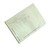 Qcwwy Blocchi per Appunti Materiale Scolastico Blocchi per Appunti Decorativi per Manuale con Scrittura Sensazione Confortevole per con Messaggi a Tema Natura per Versatili con Messaggi a Tema Natura
