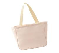 Qcwwy Borsa per il Pranzo Isolata Borsa per il Pranzo Portatile Pieghevole di Capienza Spaziosa con Design Isolato per Viaggi di Lavoro Scolastico All'aperto (WHITE)