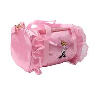 Qcwwy Borsone per Ragazze Borsa da Balletto per Ragazze Borsa da Ballo per da Ballo con Tracolla da Viaggio per Bambini di Grande capacità per Balletto Latino Organizzatori per Palestra