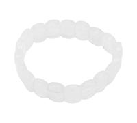 Qcwwy Bracciale Elastico Bracciale Elasticizzato con Perline di Elegante Braccialetto Elastico Comodi Gioielli Fatti a Mano per Regali di Compleanno per Feste di Natale da Indossare Ogni Giorno