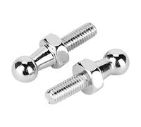 Qcwwy Bullone con Perno Sferico in Lega di Alluminio CNC, Elementi di Fissaggio Affidabili e Stabili per Sollevatore del Cofano con Puntoni a Gas, Sostituzione M8 M6 per la Manutenzione dell'auto