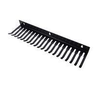 Qcwwy Canaline per Cavi Rack di Stoccaggio Pannello Metallico con Slot da 5,5 Mm 9, Mm per Chitarra Computer Gestione Cavi XLR Montaggio a Parete Rack per Organizzatore 1U Orizzontale Domestico