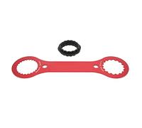 Qcwwy Chiave per Movimento Centrale per Bicicletta Attrezzi Hardware per Riparazione Biciclette Lega di Alluminio 6061 con Trattamento Termico T6 per BB51 BB70 BB80 X Tipo PRWHEEL BB Chiave per