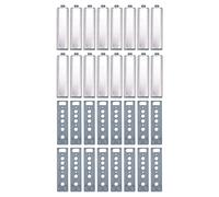 Qcwwy Chiusura Magnetica per Porta, Confezione da 16 Chiavistelli per Porta Push to Open, Nessuna Maniglia Richiesta, Sicuro e Basso Rumore, con Stantuffo Caricato a Molla Integrato,