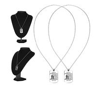 Qcwwy Collane Personalizzate per Collana con Ciondolo Figlio per Regalo di Compleanno Artigianato