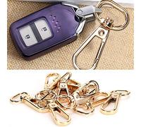 Qcwwy Collare Collare con Chiusura per Accessori Fai -da -Te di Catene Chiave, Un Mazzo di Portachiavi di Ganci a Scatto da 10 Pc per Cordino, Compatto e Durevole per la Cintura per Animali Domestici
