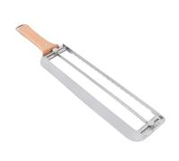 Qcwwy Coltelli Coltello per Pane a Lievitura Madre con Spessore Lama Inossidabile Seghettata Taglierina Manuale a Forma di per Bagel e Formaggi Taglierina per Pane per Regolabile