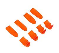 Qcwwy Coltello per Pollice per Sbucciare la Frutta Senza Sforzo, Coltello per Pollice, Protezione per le in Silicone, Strumento per Sbucciare le Verdure, per Lettino, Guardia, Raccoglitore di
