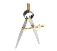 Qcwwy Compass con Calibro Snap 100 Mm Pelli di Pisolino Fai - -te Bordo Regolabile Ala Ala Rotante Utensile a Rotazione Bussole in Pelle per il Bordo Regolabile del Divisore in Legno