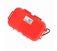 Qcwwy Contenitore di Scatole di Archiviazione Portatile, Scatola/copertina Trasporto a Prova Shock Esterno per Avventura, Leggero e Compatto (rosso)