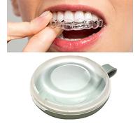 Qcwwy Contenitore per la Conservazione del Contenitore Materiale ABS Antipolvere per Apparecchi Ortodontici e Protesi Dentate Custodia Compatta per Uso Ospedaliero e Domestico Viaggi per la Cura