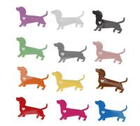 Qcwwy Coppa Identificatore Segno Silicone Wine Glass Sedicer 24pcs Cat Dog Formes Bere Bere Coppa Identificatore Segnale Reusibile Vino di Grado Alimentare Etichetta di Vetro per il Lavaggio della