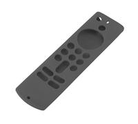 Qcwwy Custodia Protettiva in Silicone per Telecomando in Silicone per Fire TV Stick di Terza Generazione con Design Antiscivolo e Cordino Antiurto Lavabile e Leggero per la Casa (Insieme grigio)