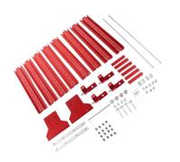 Qcwwy di Binari di Guida per Circolare Utensile da Taglio Ad Alta Precisione in Lega di Alluminio per Progetti di Lavorazione del Legno Supporta Angoli di 90 Gradi Ideale per Falegnami e Appassionati