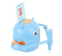 Qcwwy Disegnare Robot per Il Design Interattivo per Bambini di Giocattoli Automatici, Assistenti della Prima Scuola, Plastica, Adattato Ai Bambini (Cielo Blu)