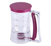 Qcwwy Dispenser per Pastella per Cupcake, Pancake, 900 Ml, Versatore Manuale in Plastica per Uso Alimentare, Perfetto per Waffle, Muffin e Biscotti in
