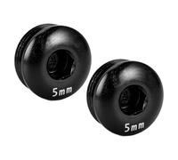 Qcwwy Durevole M14 Filetto in Alluminio Ciclo in Lega di Pedale del Pedale - Materiale Premium per Guida (Black)