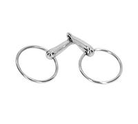 Qcwwy Filetto per Cavalli Rullo da Masticare Snodato in Acciaio Inossidabile per Allevamento di Cavalli 135mm 300mm Allevamento da Giardino