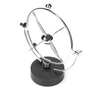 Qcwwy Giocattolo da Scrivania a Movimento Perpetuo, Scultura Mobile in Equilibrio Planetario in Ferro e Plastica, Antistress per l'aula dell'home Office