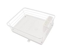 Qcwwy Grande capacità di Dispositivo Moderno Risparmio per il Bancone della Cucina, Facile da Installare per le Organizzazioni di Utensili da Cucina (L)