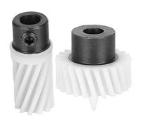 Qcwwy Gruppo Gancio Ingranaggio 2 Pezzi Set di Ruote Motrici per Ingranaggi Conici per Macchina da Cucire con Ingranaggio a Gancio Set di Accessori per Macchina da Cucire per 714 717 724 734 737