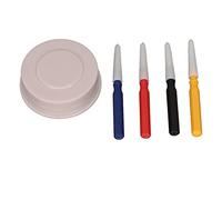Qcwwy Guarda Oiler Set di Tazze di Olio di Plastica a 3 Dimensioni, 4 Peni Olio Docus, Applicazione Precisa, Usi Multipli, Design Versatile Facile da Usare per l'accessorio per la Riparazione di
