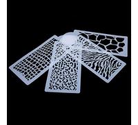 Qcwwy Insieme e Modello di Torta Flessibile, Cucinare i Ventilatori per Torte e Biscotti Decorativi, Cravatte da 4 a 4 a in Meno per Decorare