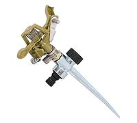 Qcwwy Irrigatore Automatico, Distanza di Spruzzo Regolabile con Rotazione a 360 Gradi con Particelle di Spruzzo Fini, per Gazebo da Giardino, Terrazza, Prato (Modello con ugello in metallo)