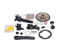 Qcwwy Kit di velocità variabile a 9 velocità, ruota libera per la prevenzione del kit di volano per bicicletta fai da te, (corona 34T)