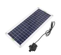 Qcwwy Kit Premium da 30 W con Materiali Pompa di Sorgente Solare per Sorgente, Giardino, Piccolo Stagno