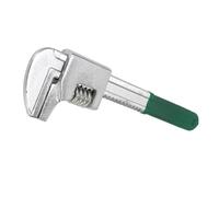 Qcwwy Larga Mascella Alla Mascella per le Riparazioni delle Box/Cover di Manutenzione delle Macchine, Chiave con Riparazione Regolabile in Acciaio CR V con un Generoso Design di Apertura (GREEN)