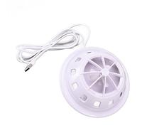 Qcwwy Lavastoviglie a Ciotola, Mini lavastoviglie alimentata Tramite USB IP67 Impermeabile per Domestica(Bianco)
