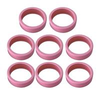 Qcwwy Le Valigie per Bagagli da 8 Pezzi Includono Ruote a Ponte Rumore Che Creano Protezione Contro la Protezione del Silicone Passeggiata per Mobili per i Difensori del Pavimento (Roseo)