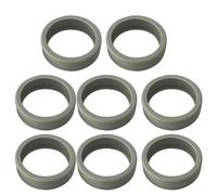 Qcwwy Le Valigie per Bagagli da 8 Pezzi Includono Ruote a Ponte Rumore Che Creano Protezione Contro la Protezione del Silicone Passeggiata per Mobili per i Difensori del Pavimento (grigio chiaro)