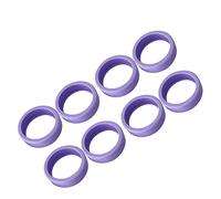 Qcwwy Le Valigie per Bagagli da 8 Pezzi Includono Ruote a Ponte Rumore Che Creano Protezione Contro la Protezione del Silicone Passeggiata per Mobili per i Difensori del Pavimento (PURPLE)