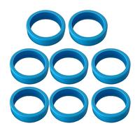 Qcwwy Le Valigie per Bagagli da 8 Pezzi Includono Ruote a Ponte Rumore Che Creano Protezione Contro la Protezione del Silicone Passeggiata per Mobili per i Difensori del Pavimento (BLUE)