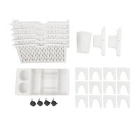 Qcwwy Librerie/scaffali a livello mobile libreria con grande capacità multifunzionale salvaspazio forte portante per camera da letto per scrivania libreria a rullo 6 (bianco)