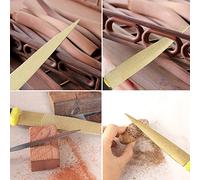 Qcwwy Lima per Raspa per Legno, Raspa per la Lavorazione del Legno in Acciaio Al Carbonio di Alta qualità, Comoda Impugnatura per Fai da Te e Carpenteria Nei Giardini (#2)