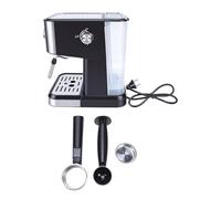 Qcwwy Macchina per caffè Automatica, Macchina per caffè con Portafiltro da 51 Mm, Pressione di 20 Bar, capacità di 1,5 Litri, Controllo della Temperatura con Montalatte per Ufficio (Spina europea)