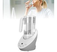 Qcwwy Macchina per Ionizzatore d'Acqua a Idrogeno, Macchina per Ionizzatore d'Acqua a Idrogeno da 15 W con Display LED Basso Consumo Energetico Bottiglia per Ionizzatore d'Acqua a