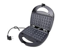 Qcwwy Macchina per Waffle Elettrica, Macchina per Waffle Elettrica Compatta 3 in 1, Macchina per Panini, Pressa per Panini, Set con Piastre Antiaderenti Rimovibili per Cucinare