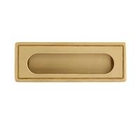 Qcwwy Maniglia Ad Incasso in Ottone Design Ergonomico Ottone Resistente all'usura 4,1X1,5 Pollici per Componenti di Fissaggio per Armadi e Cassetti